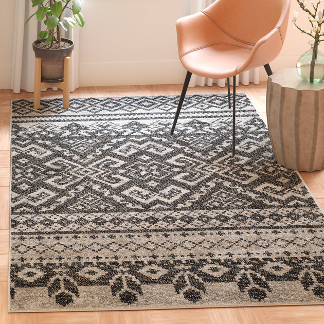 Tapis Safavieh Adirondack Argent/Noir 2