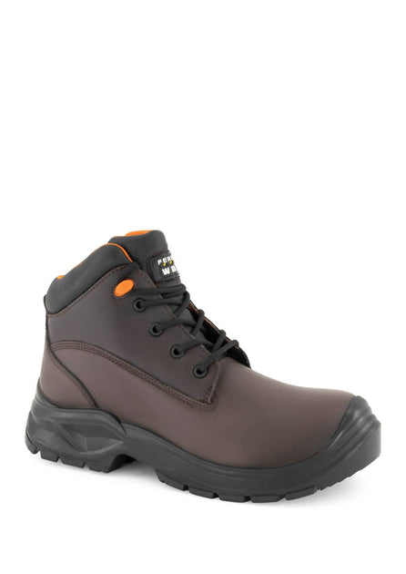Ferrato Work Leather Boots Brown US 12 2