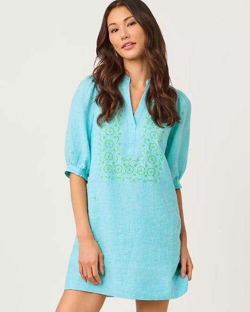 mialeigh linen dress Lilly Pulitzer Mialeigh Linen Dress
