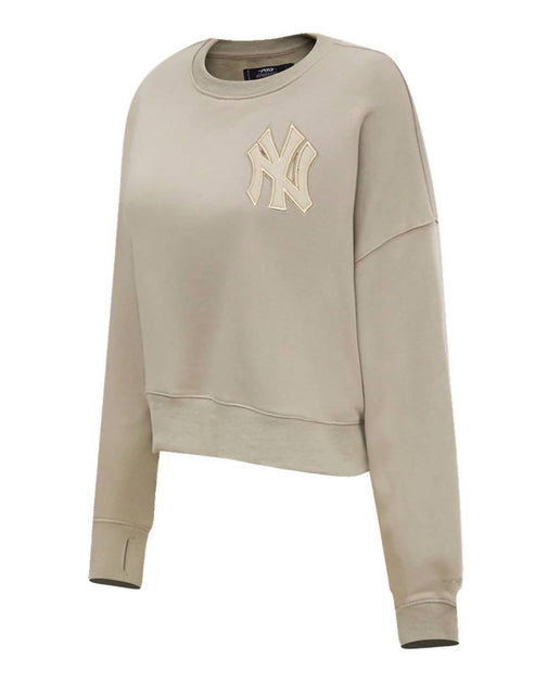 PRO STANDARD Yankees Sweatshirt Beige XS 4