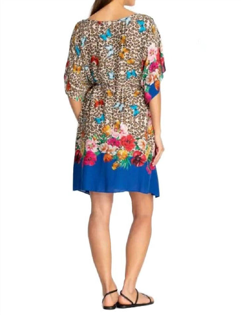 Johnny Was Fleur Kaftan Dress Multi XL 3