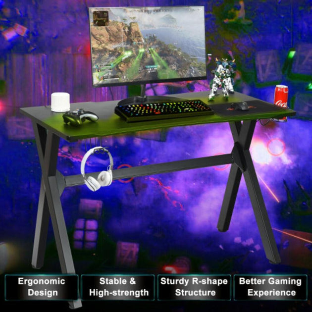 Hivvago Ergonomic Gaming Desk Black 3