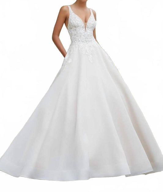 Morilee Sabrina Lined Wedding Gown White US 14 2