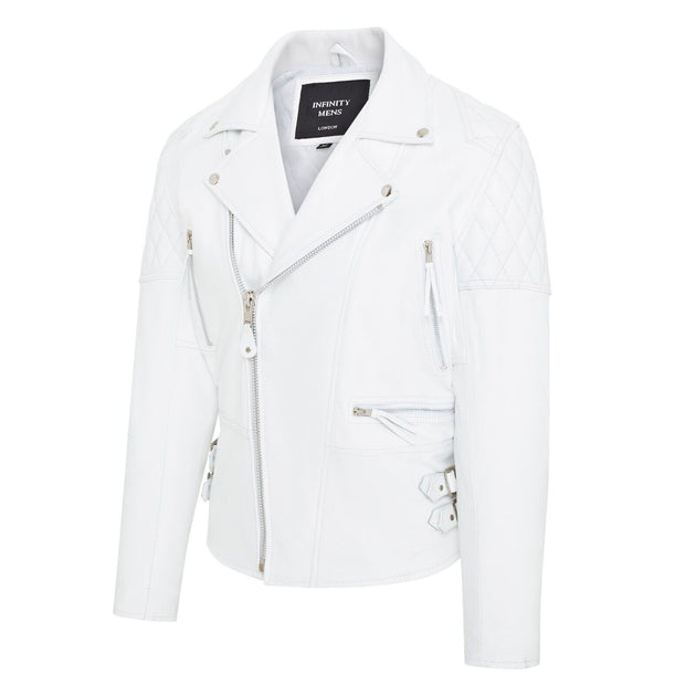 Infinity Brando Biker Jacket White 5XL 4