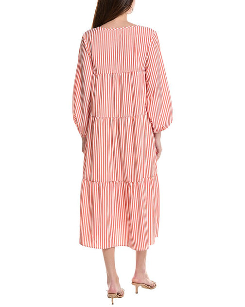 Maison Maar Tiered Midi Dress | ShopSimon