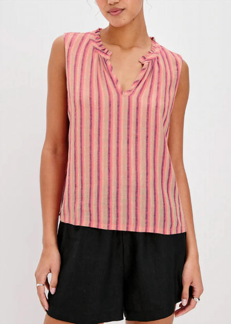Rails Christy V Neck Sleeveless Top Multi Small 2