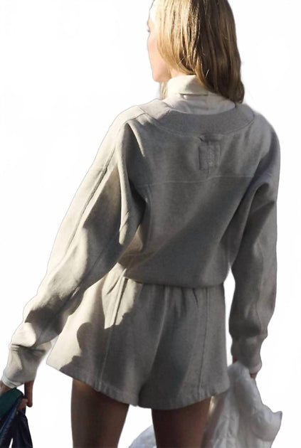Free People Intercept V-Ausschnitt Jumpsuit Grau XLarge 3