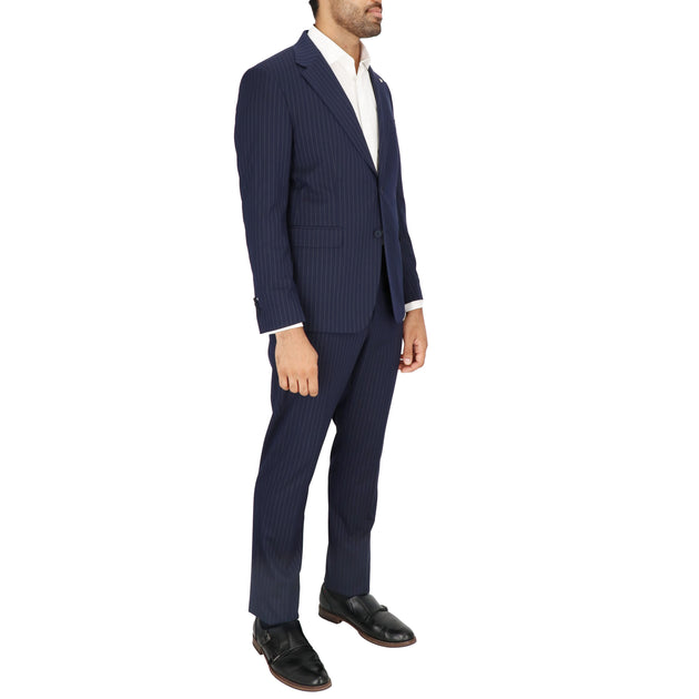 Scotch & Soda Stripe Suit Blue US 42 Long 4