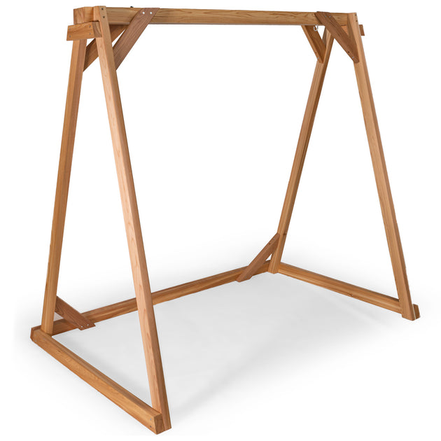 Hivvago A-Frame Swing Stand Cedar 6-ft 2