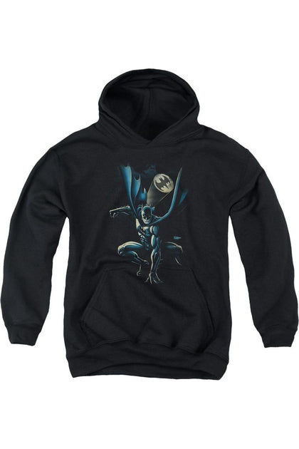 Gildan Batman Youth Hooded Sweatshirt Black Medium 2