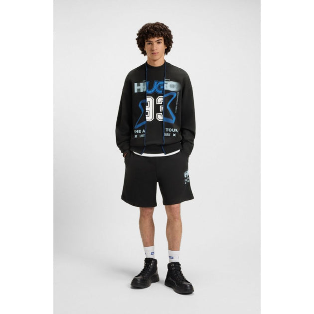 Hugo Boss Cotton-terry Shorts Black Small 3