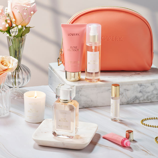 Lovery Rose Blossom Bath and Body Care Set 8pc Multi 4