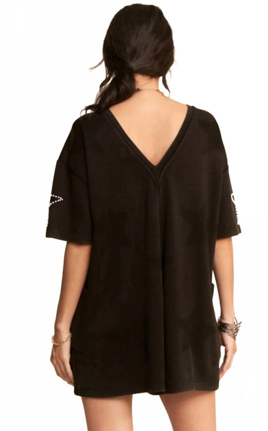 DAVI & DANI Starry Night Romper - Schwarz Plus Size 3X 4