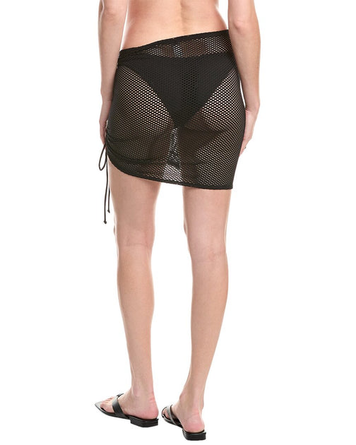 Sea Level Australia Surf Mesh Drawstring Mini-jupe Noir Small 3