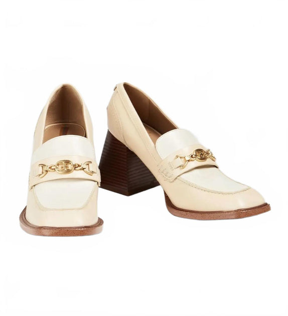 Sam Edelman Quincy Heeled Loafer White US 7.5 3