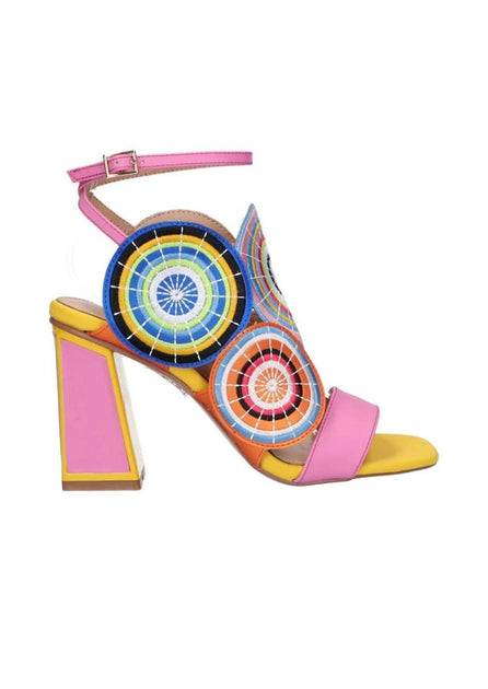 Exe Lucia Block Heel Sandal Multi EU 37 2
