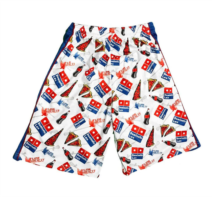 Flow Society Dominate Dominoes Shorts White Large 2