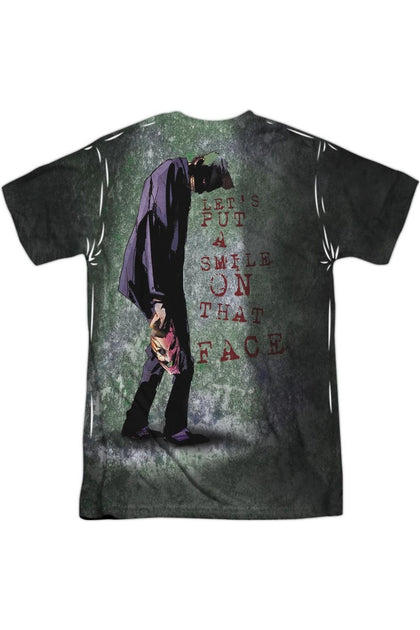 Gildan Batman Smile Short Sleeve Crew T-Shirt Green Large 3