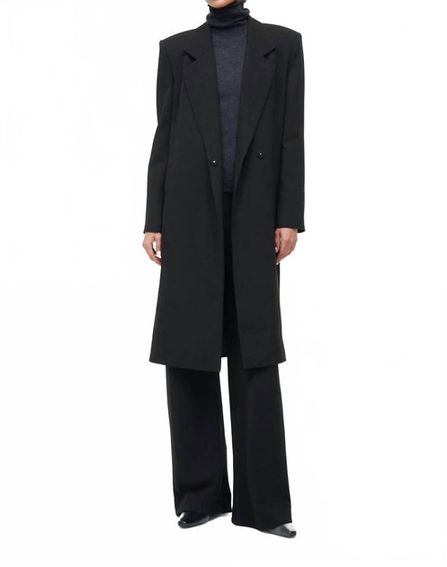 STAUD Jolene Wrap Jacket Grey Medium 2