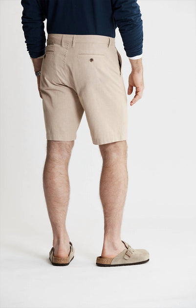 JACHS NEW YORK Stretch Chambray Short Beige US 40 3