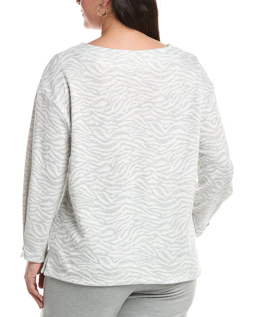 Anne Klein Boatneck Top Grey XXXLarge 3
