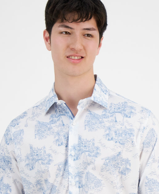 Bar III Amalfi Shirt White Medium 3