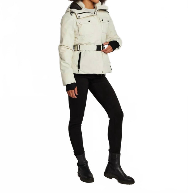 Erin Snow Diana Insulated Ski Jacket Beige US 10 3