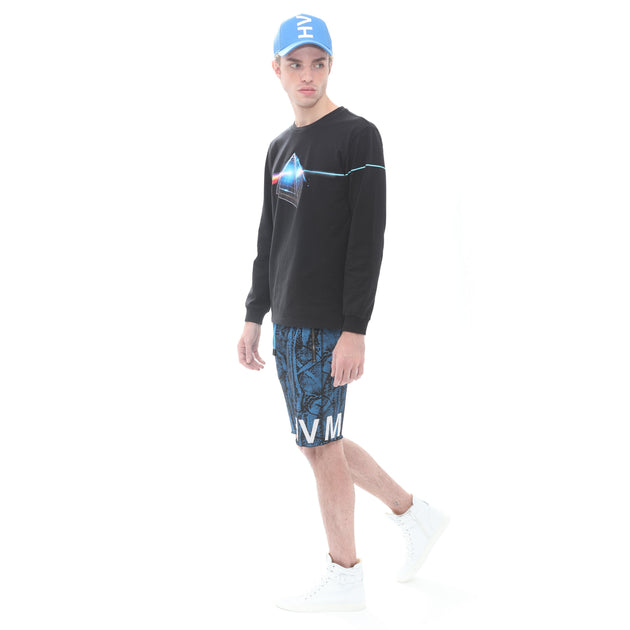 HVMAN Sweatshort Blue Small 3