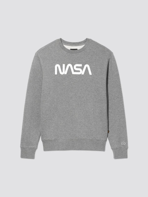 Alpha Industries Nasa Ii Crew Sweatshirt Grey Large 2