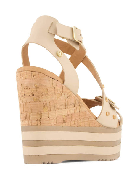Andrea Casual Wedge Sandal White US 9 3