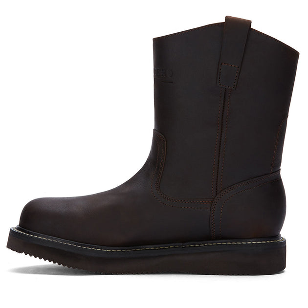Forastero Work Men's Leather Boots Black US 10 3
