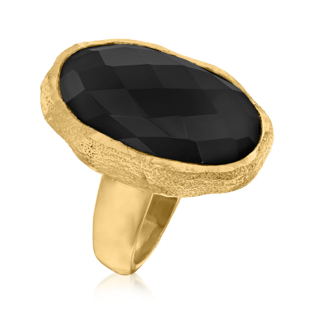 Ross-Simons Black Onyx Ring Black US 10 4