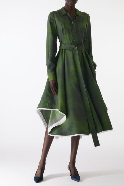 Jason Wu Hemdkleid Grün US 14 3