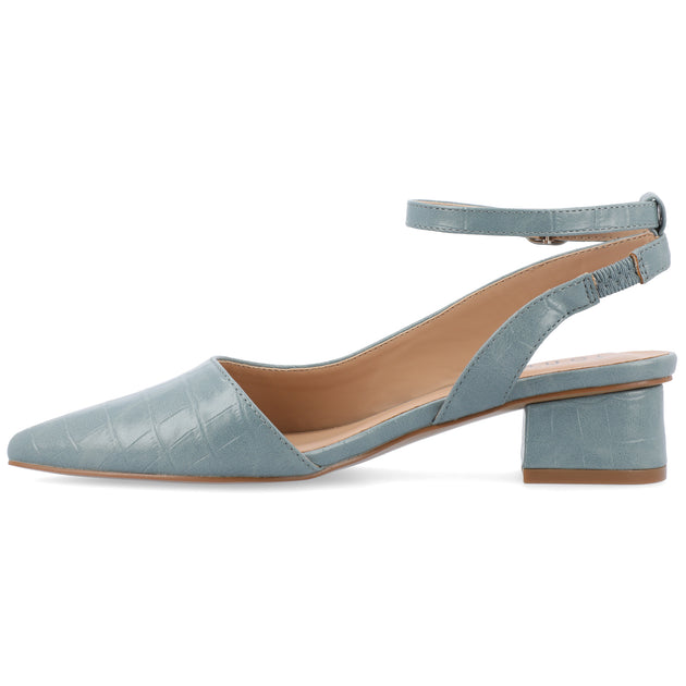 Journee Collection Keefa Pump Blue US 12 3