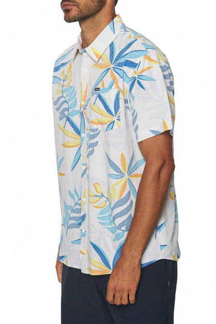 O'Neill Late Drop Short Sleeve Woven Shirt White Medium 3