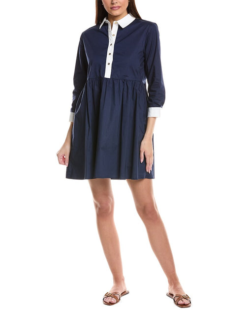 Duffield Lane Aiden Shirtdress Blue XSmall 2