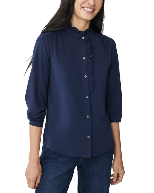 J.McLaughlin Daniele Top Blue Large 2
