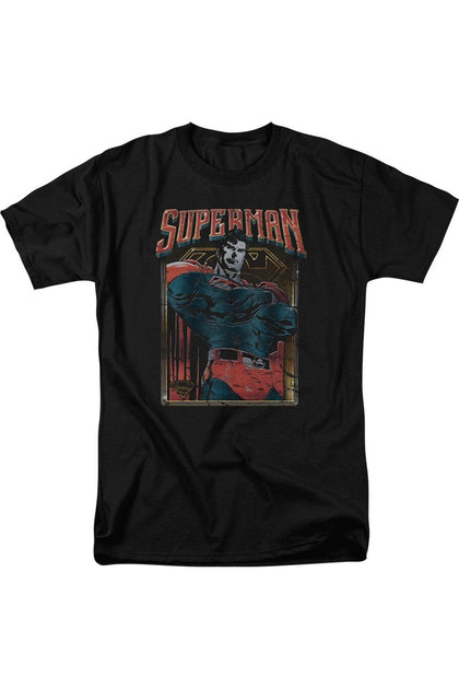 Gildan Superman Head Bang T-Shirt Black 2
