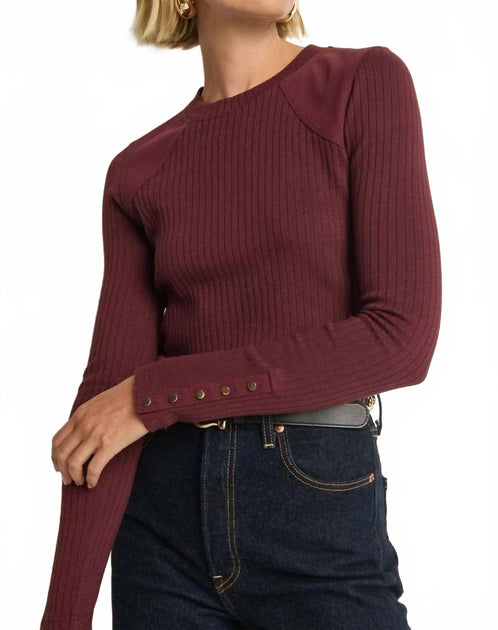 Nation LTD Maxine Top Red Medium 2