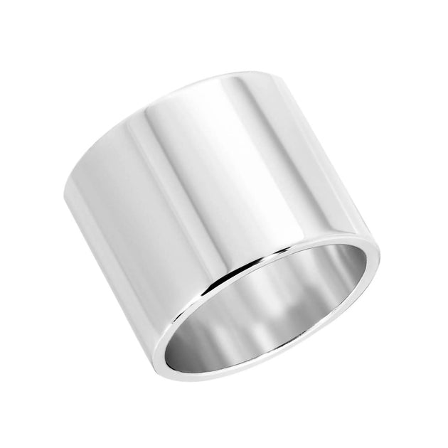 eklexic Thick Flat Ring Silver US 7 2