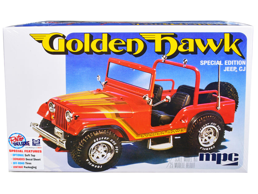 MPC 1981 Jeep CJ5 Golden Hawk Modellbausatz 1/25 4