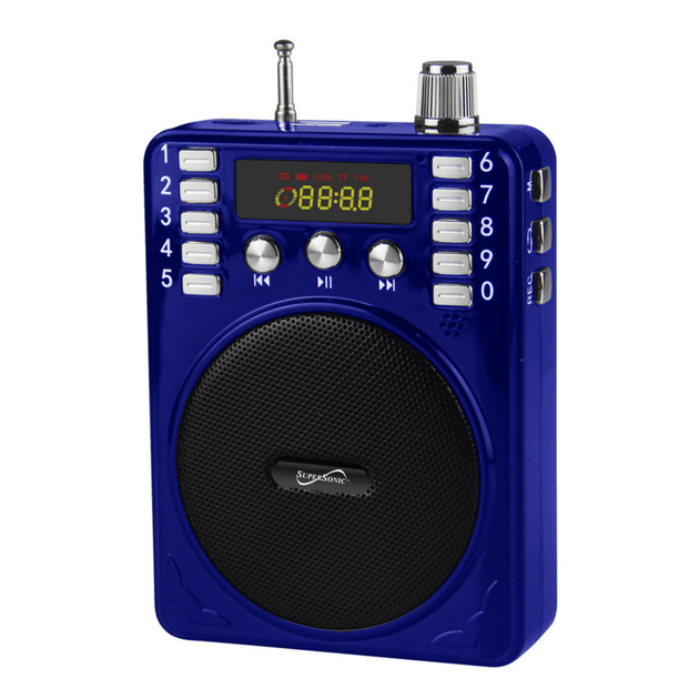 Supersonic Portable PA System Blue 4