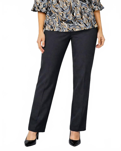 N Touch Pull On Dress Pant Grey Medium 3