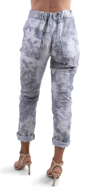 GIGI MODA Brillare Cropped Pants Grey One Size 4
