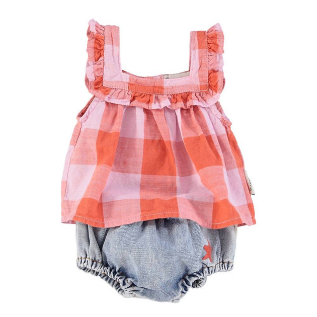 Piupiuchick Sleeveless Blouse Pink 6-9 Months 3