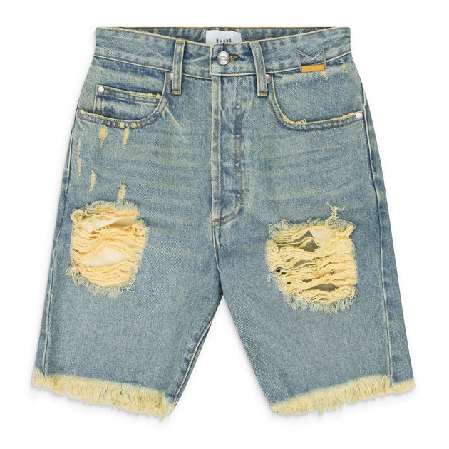 Rhude Distressed Denim Shorts Indigo 24 2