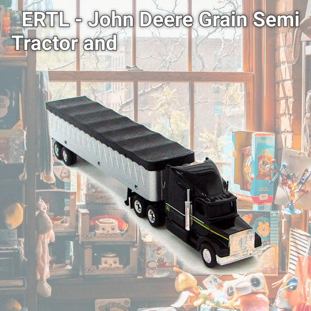 ERTL John Deere Grain Semi Tractor and Trailer 3