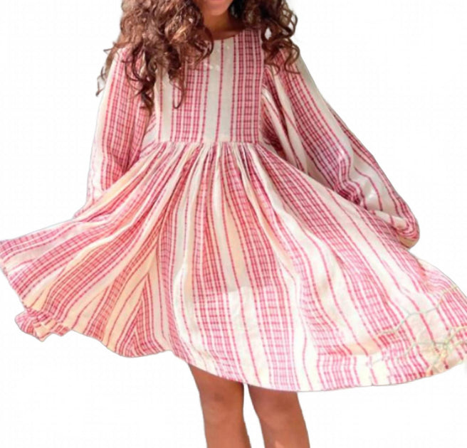 Poppet & Fox Prairie Dress Pink US 5 3