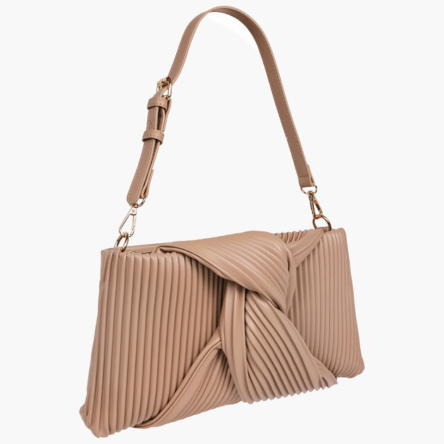 Jason Wu Pleated Knot Clutch Black One Size 3