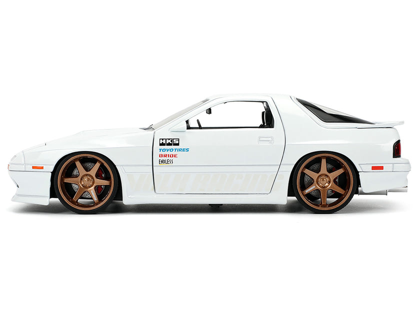 Jada 1985 Mazda RX-7 Weiß 1/24 Modellauto 4